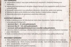 Regulamin konkursu strona 1