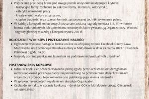 Regulamin konkursu strona 2