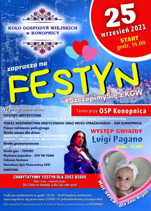 Plakat - Festyn SzczepmySię z KGW