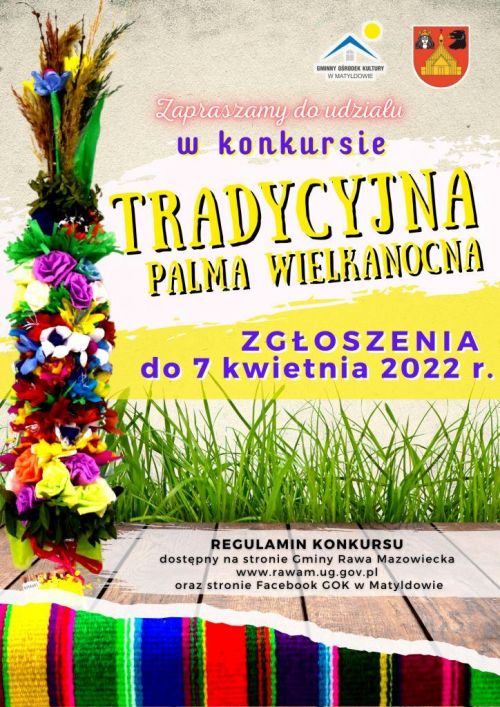 Konkurs Tradycyjna Palma Wielkanocna - plakat