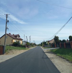 Zdjęcie wyremontowanej drogi