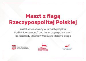 Pod biało-czerwoną - wzór tabliczki