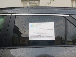 Zdjęcie nowego samochodu zakupionego w ramach projektu