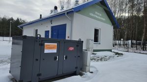 Zdjęcie przedstawiające zakupione agregaty prądotwórcze