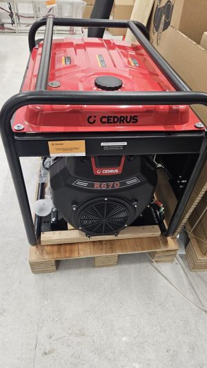 Zdjęcie przedstawiające zakupione agregaty prądotwórcze