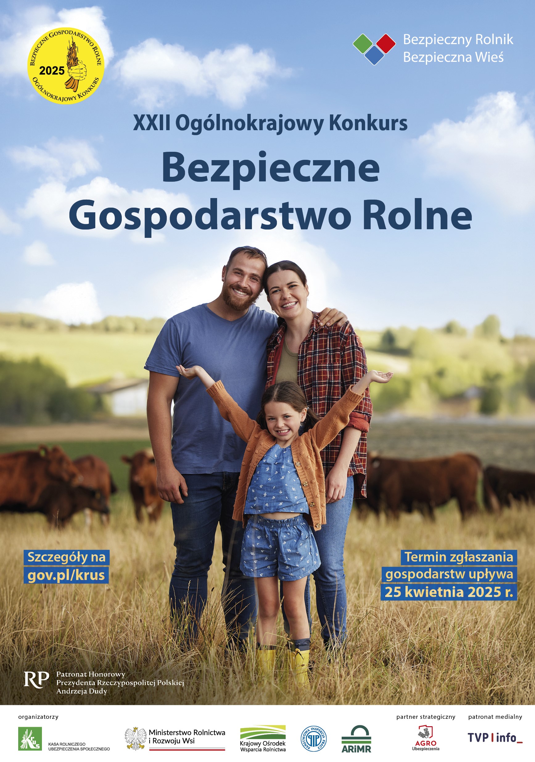 Dbaj o zdrowie, pracuj bezpiecznie i weź udział w konkursie Bezpieczne Gospodarstwo Rolne
