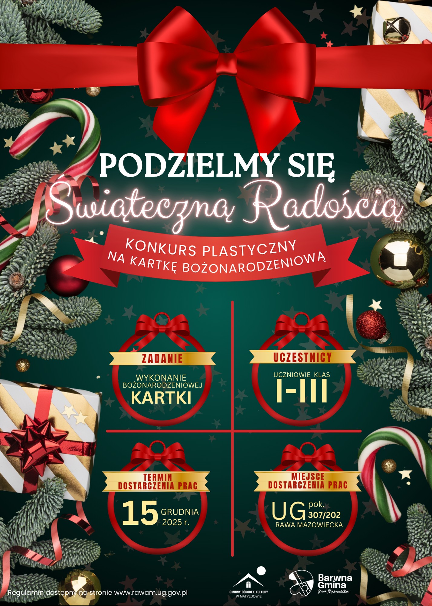 Konkurs plastyczny na kartkę bożonarodzeniową