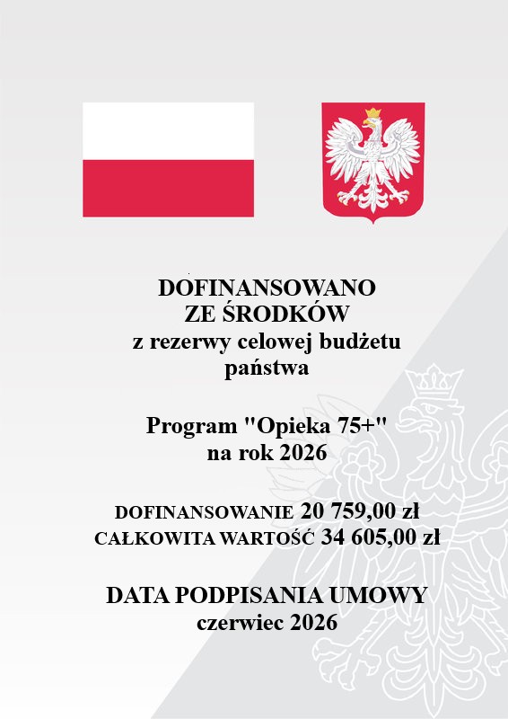 Program „Opieka 75+” na rok 2026