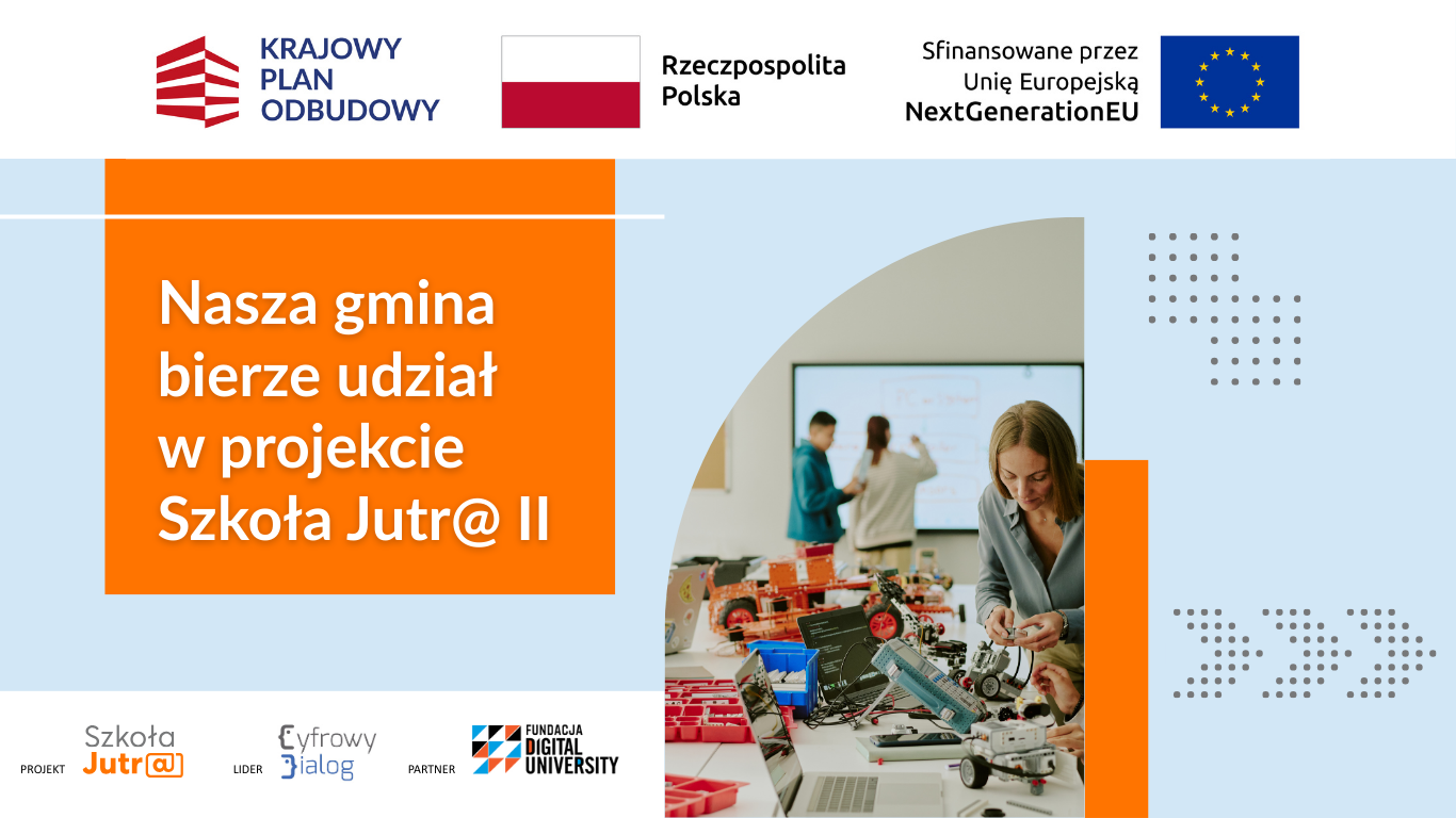 Gmina Rawa Mazowiecka realizuje przedsięwzięcie pn. „Szkoła Jutr@ II”