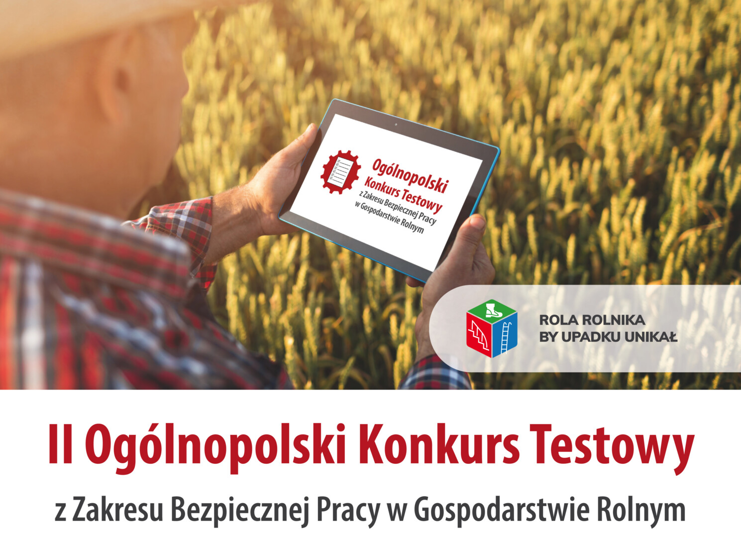 Rolniku - unikaj upadków w gospodarstwie rolnym i weź udział w konkursie KRUS
