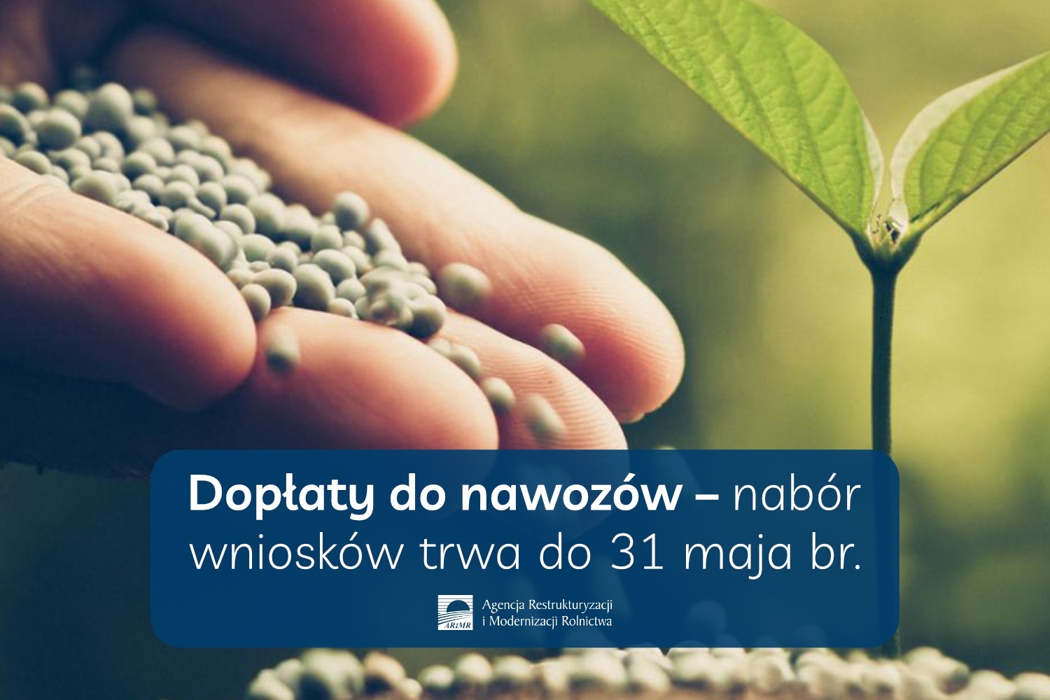 Tylko do końca miesiąca można składać wnioski o dopłaty do nawozów. 30 i 31 maja biura powiatowe ARiMR czynne dłużej
