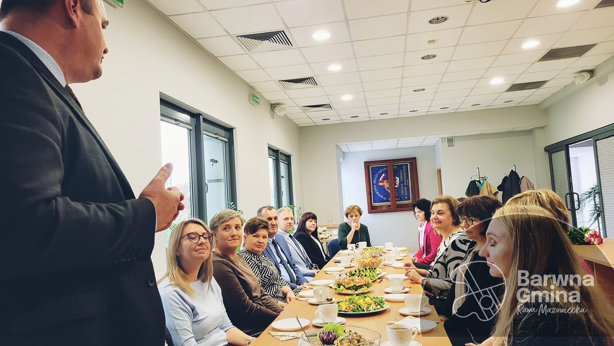 Wójt Gminy Michał Michalik gościł w Urzędzie przedstawicieli szkół z terenu Gminy Rawa Mazowiecka